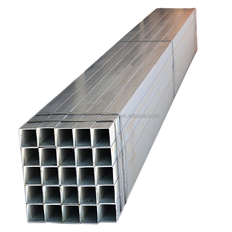 En10219 St37-2 20x20 25x25 40x40 50x50 60x60 20x40 30x50 150x150 Tubes à section creuse carrées en acier galvanisé
