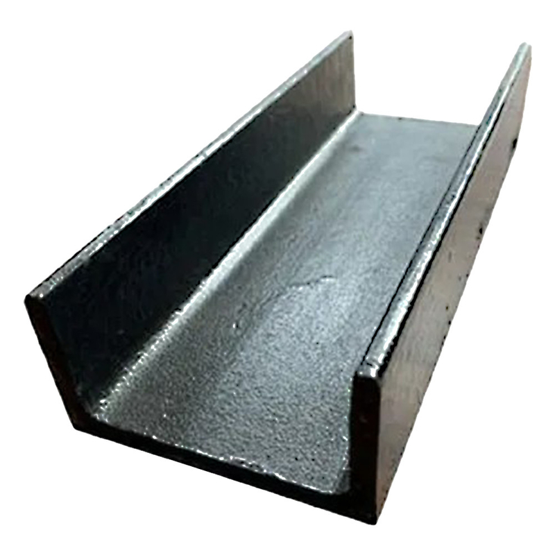 Vente à chaud Taille personnalisée en acier au carbone en forme de U, canal en acier doux, canal en acier C, profil Construction 6m 12m Coupe perforation